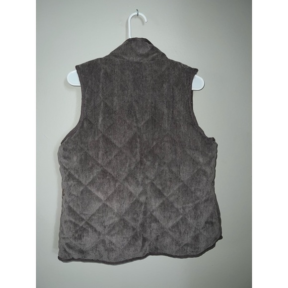 Thread & Supply Corduroy Faux Fur Lined Vest - Picture 4 of 6